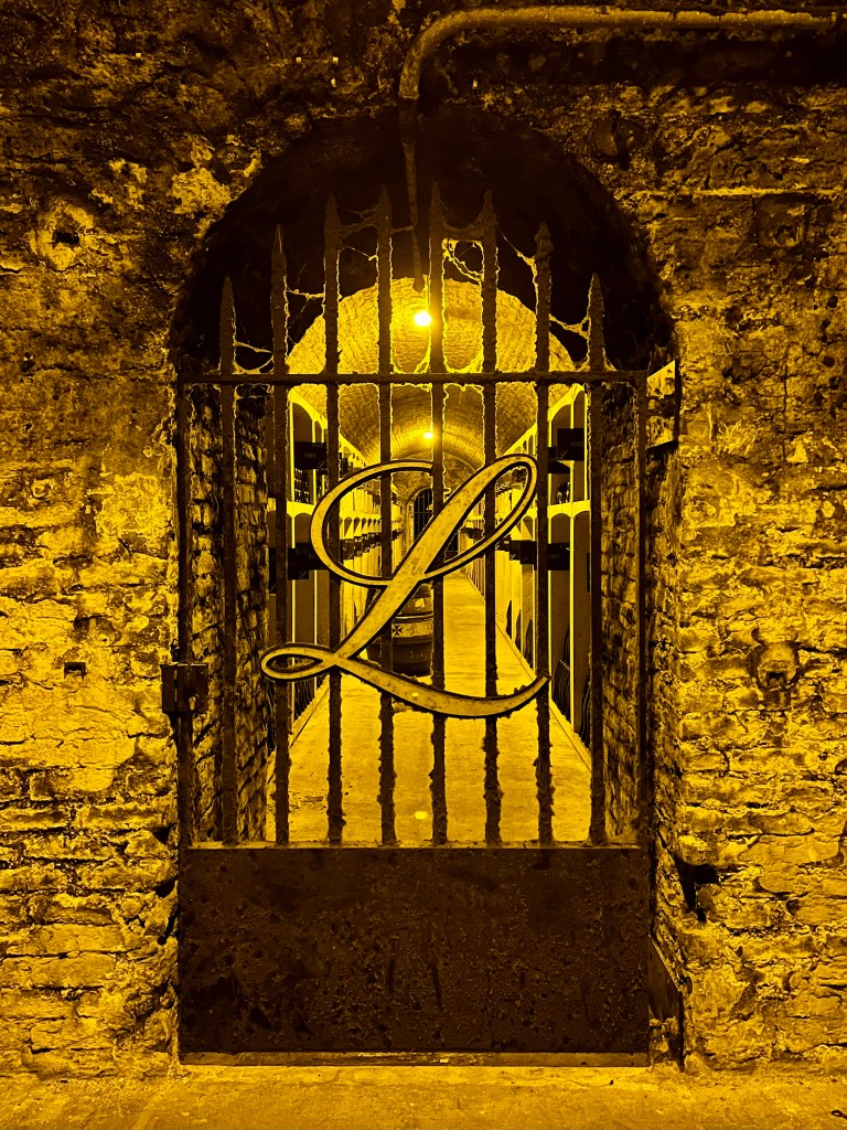 The cellars of Lanson Champagne, on the edge of Reims.